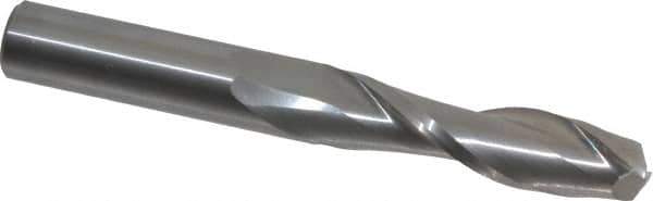 OSG - 1/2", 2" LOC, 1/2" Shank Diam, 4" OAL, 2 Flute, Solid Carbide Square End Mill - Single End, Uncoated, Spiral Flute, 30° Helix, Centercutting, Right Hand Cut, Right Hand Flute, Series 462 - USA Tool & Supply