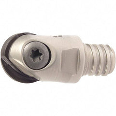 Iscar - 20mm Cut Diam, 48.8mm OAL, Indexable Ball Nose End Mill - 35mm Head Length, T12 Modular Connection, HCM-MM Toolholder, HBF-QF, HBR-QF, HCD-QF, HCR Insert - USA Tool & Supply