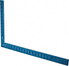 Empire Level - 24" Blade Length x 2" Blade Width, 16" Base Length x 1-1/2" Base Width Aluminum Square - 1/8" Thick - USA Tool & Supply