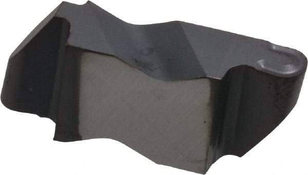 Kennametal - 3062NR K Grade KC5010, 3.18mm Cutting Width Carbide Grooving Insert - 3.81mm Max Depth of Cut, Right Hand, 1.59mm Corner Radius, TiAlN Finish - USA Tool & Supply