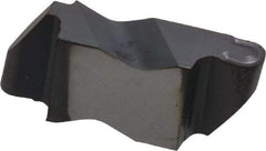Kennametal - 3062NR K Grade KC5010, 3.18mm Cutting Width Carbide Grooving Insert - 3.81mm Max Depth of Cut, Right Hand, 1.59mm Corner Radius, TiAlN Finish - USA Tool & Supply