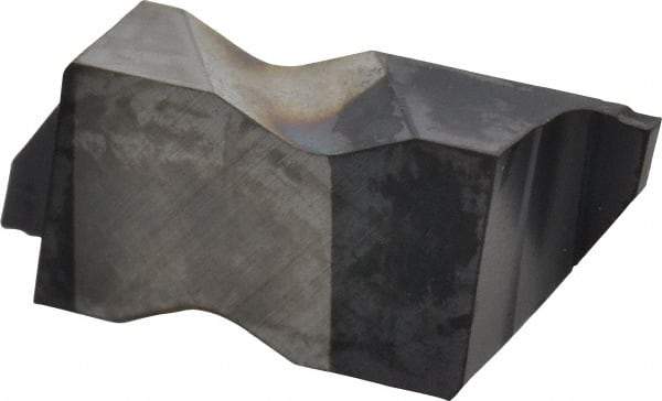 Kennametal - 3M100NG K Grade KC5025, 1mm Cutting Width Carbide Grooving Insert - 1.91mm Max Depth of Cut, Right Hand, 0.19mm Corner Radius, TiAlN Finish - USA Tool & Supply