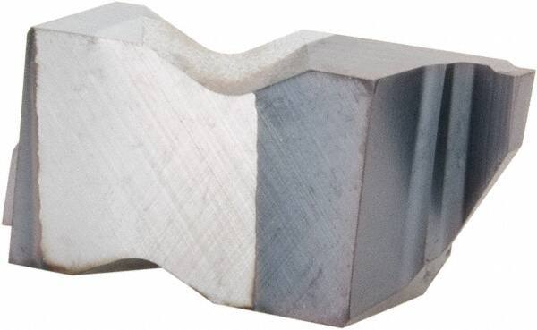 Kennametal - 3M120NG K Grade KC5025, 1.2mm Cutting Width Carbide Grooving Insert - 1.91mm Max Depth of Cut, Right Hand, 0.19mm Corner Radius, TiAlN Finish - USA Tool & Supply