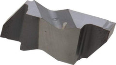 Kennametal - 3M300NG K Grade KC5025, 3mm Cutting Width Carbide Grooving Insert - 3.81mm Max Depth of Cut, Right Hand, 0.19mm Corner Radius, TiAlN Finish - USA Tool & Supply