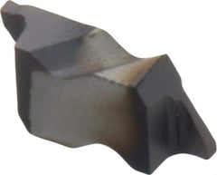 Kennametal - 2047NG K Grade KC5025, 1.19mm Cutting Width Carbide Grooving Insert - 1.27mm Max Depth of Cut, Left Hand, 0.09mm Corner Radius, TiAlN Finish - USA Tool & Supply