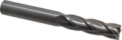 OSG - 5/8", 2-1/4" LOC, 5/8" Shank Diam, 5" OAL, 4 Flute, Solid Carbide Square End Mill - Single End, Uncoated, Spiral Flute, 30° Helix, Centercutting, Right Hand Cut, Right Hand Flute, Series 464 - USA Tool & Supply