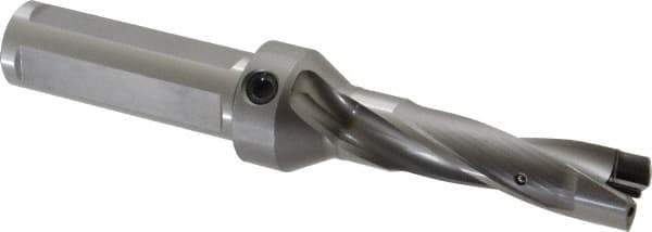 Kennametal - 20.64 to 21.14mm Diam, 3xD, 66mm Max Depth, 1" Shank Diam, 92.46mm Flute, 190.5mm OAL, Replaceable Tip Drill - KSEM0813 Insert, 3 Seat Size, Series KSEM - USA Tool & Supply