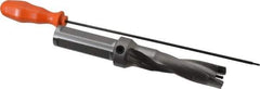 Kennametal - 25.4 to 25.9mm Diam, 3xD, 78mm Max Depth, 1" Shank Diam, 109.47mm Flute, 206.38mm OAL, Replaceable Tip Drill - KSEM1000 Insert, 5 Seat Size, Series KSEM - USA Tool & Supply