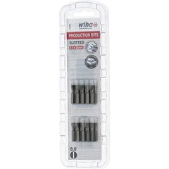 Wiha - Slotted Screwdriver Bits Reversible: NonReversible Blade Width (Inch): 5/16 - USA Tool & Supply