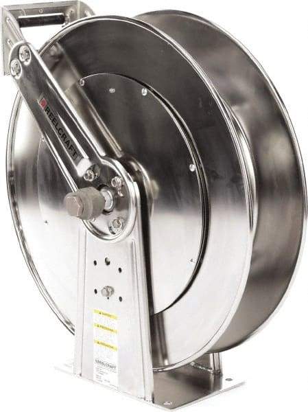 Reelcraft - 50' Spring Retractable Hose Reel - 500 psi, Hose Not Included - USA Tool & Supply