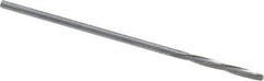 Magafor - #56 Solid Carbide 4 Flute Chucking Reamer - Spiral Flute, 0.0465" Straight Shank, 25/64" Flute Length, 1-9/16" OAL - USA Tool & Supply