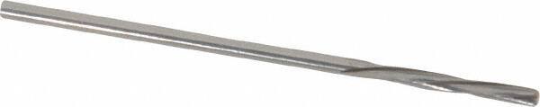 Magafor - 1.3691mm Solid Carbide 4 Flute Chucking Reamer - Spiral Flute, 0.0539" Straight Shank, 25/64" Flute Length, 1-9/16" OAL - USA Tool & Supply