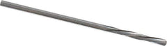 Magafor - 1.4707mm Solid Carbide 4 Flute Chucking Reamer - Spiral Flute, 0.0579" Straight Shank, 25/64" Flute Length, 1-9/16" OAL - USA Tool & Supply