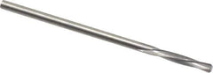 Magafor - 2.1311mm Solid Carbide 4 Flute Chucking Reamer - Spiral Flute, 0.0839" Straight Shank, 7/16" Flute Length, 1-31/32" OAL - USA Tool & Supply