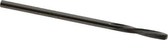 Magafor - 2.2301mm Solid Carbide 4 Flute Chucking Reamer - Spiral Flute, 0.0878" Straight Shank, 7/16" Flute Length, 1-31/32" OAL - USA Tool & Supply