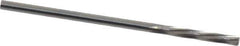 Magafor - 2.3597mm Solid Carbide 4 Flute Chucking Reamer - Spiral Flute, 0.0929" Straight Shank, 7/16" Flute Length, 1-31/32" OAL - USA Tool & Supply