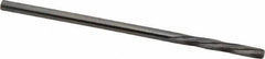 Magafor - 2.4105mm Solid Carbide 6 Flute Chucking Reamer - Spiral Flute, 0.0949" Straight Shank, 19/32" Flute Length, 2-1/4" OAL - USA Tool & Supply