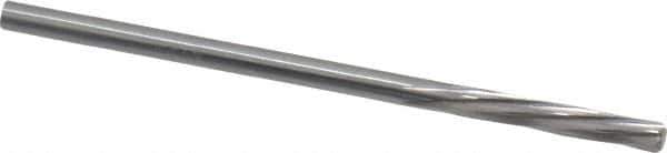 Magafor - 2.5908mm Solid Carbide 6 Flute Chucking Reamer - Spiral Flute, 0.102" Straight Shank, 19/32" Flute Length, 2-1/4" OAL - USA Tool & Supply