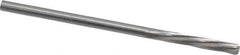 Magafor - 2.5908mm Solid Carbide 6 Flute Chucking Reamer - Spiral Flute, 0.102" Straight Shank, 19/32" Flute Length, 2-1/4" OAL - USA Tool & Supply