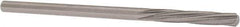 Magafor - 2.7203mm Solid Carbide 6 Flute Chucking Reamer - Spiral Flute, 0.1071" Straight Shank, 19/32" Flute Length, 2-1/4" OAL - USA Tool & Supply