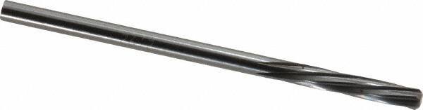 Magafor - 2.921mm Solid Carbide 6 Flute Chucking Reamer - Spiral Flute, 0.115" Straight Shank, 19/32" Flute Length, 2-1/4" OAL - USA Tool & Supply