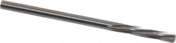 Magafor - #31 Solid Carbide 6 Flute Chucking Reamer - Spiral Flute, 0.1201" Straight Shank, 19/32" Flute Length, 2-1/4" OAL - USA Tool & Supply