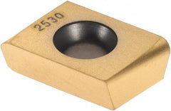 Ingersoll Cutting Tools - CDE323 Grade IN2530 Carbide Milling Insert - TiAlN/TiN Finish, 3/8" Inscribed Circle, 1/16" Corner Radius - USA Tool & Supply