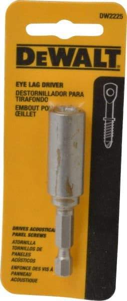 DeWALT - 1/4" Hex Bit Holder - 1/4" Hex Drive, 2-9/16" OAL - USA Tool & Supply