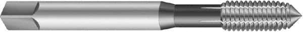 Emuge - 1-8 UNC 2B Modified Bottoming Thread Forming Tap - Cobalt, TiN Finish, 6.299" OAL, 1.417" Thread Length, Series Rekord DR - USA Tool & Supply