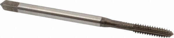 Emuge - #6-32 UNC 2BX Modified Bottoming Thread Forming Tap - Cobalt, Nitride Finish, 2.205" OAL, 0.472" Thread Length, Right Hand Thread, Series Rekord Druck-S - Exact Industrial Supply
