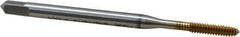 Emuge - #4-40 UNC 2BX Modified Bottoming Thread Forming Tap - High Speed Steel, TiN Finish, 2.205" OAL, 0.433" Thread Length, Series Rekord Druck-S - USA Tool & Supply