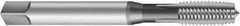 Emuge - 9/16-18 UNF 2BX 4 Flute Nitride Finish Cobalt Straight Flute Machine Tap - Modified Bottoming, Right Hand Thread, 3.937" OAL, 0.866" Thread Length, Oversize - USA Tool & Supply
