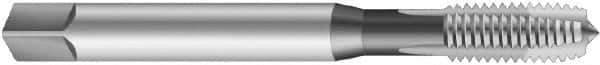 Emuge - 9/16-12 UNC, 3 Flute, Bright Finish, Cobalt Spiral Point Tap - Plug Chamfer, Right Hand Thread, 4.331" OAL, 1.024" Thread Length, 0.429" Shank Diam, 2B Class of Fit, Series Rekord B - Exact Industrial Supply