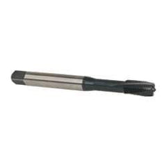 Emuge - 3/8-24 UNF 3 Flute 3BX Plug Spiral Flute Tap - Cobalt, Nitride Finish, 3.937" OAL, Left Hand Flute, Right Hand Thread, Series Rekord C-Ti - USA Tool & Supply