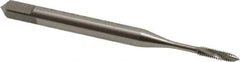 Emuge - #1-64 UNC 2 Flute 2BX Modified Bottoming Spiral Flute Tap - Cobalt, Oxide Finish, 1.772" OAL, Right Hand Flute, Right Hand Thread, Series Rekord D-Ti - USA Tool & Supply