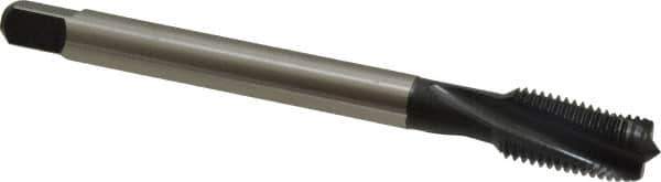 Emuge - 7/16-20 UNF 3 Flute 2BX Modified Bottoming Spiral Flute Tap - Cobalt, Oxide Finish, 3.937" OAL, Right Hand Flute, Right Hand Thread, Series Rekord D-Ti - USA Tool & Supply