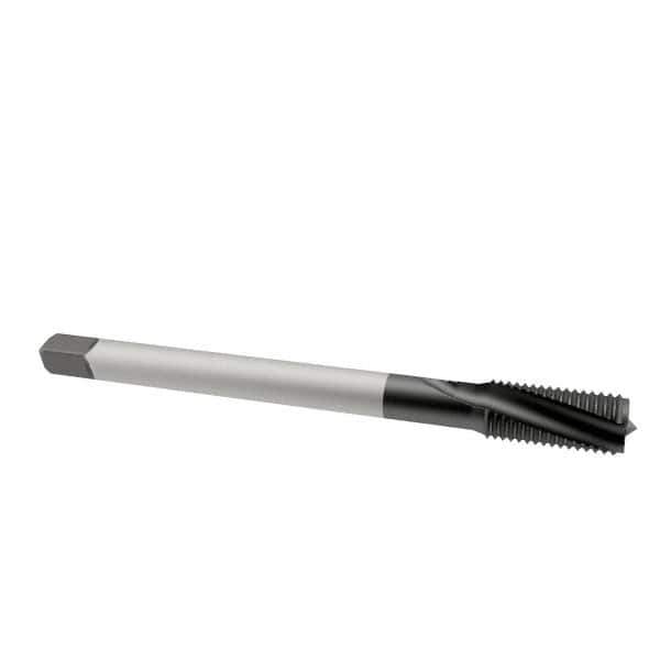 Emuge - 7/16-20 UNF 3 Flute 3BX Modified Bottoming Spiral Flute Tap - Cobalt, Oxide Finish, 3.937" OAL, Right Hand Flute, Right Hand Thread, Series Rekord D-Ti - USA Tool & Supply
