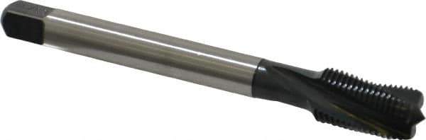 Emuge - 1/2-20 UNF 3 Flute 3BX Modified Bottoming Spiral Flute Tap - Cobalt, Oxide Finish, 3.937" OAL, Right Hand Flute, Right Hand Thread, Series Rekord D-Ti - USA Tool & Supply