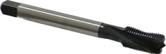 Emuge - 1/2-20 UNF 3 Flute 3BX Modified Bottoming Spiral Flute Tap - Cobalt, Oxide Finish, 3.937" OAL, Right Hand Flute, Right Hand Thread, Series Rekord D-Ti - USA Tool & Supply