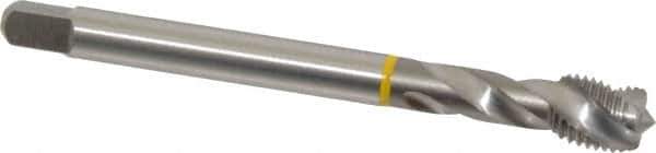 Emuge - 7/16-20 UNF 3 Flute 3B Modified Bottoming Spiral Flute Tap - Cobalt, Bright Finish, 3.937" OAL, Right Hand Flute, Right Hand Thread, Series Enorm - USA Tool & Supply