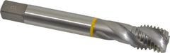 Emuge - 3/4-10 UNC 3 Flute 3B Modified Bottoming Spiral Flute Tap - Cobalt, Bright Finish, 4.921" OAL, Right Hand Flute, Right Hand Thread, Series Enorm - USA Tool & Supply