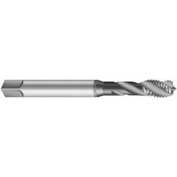 Emuge - 1-3/8 - 8 UNS, 5 Flute, Oxide Finish Cobalt Medium Spiral Flute Tap - USA Tool & Supply