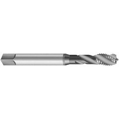Emuge - 1-3/8 - 8 UNS, 5 Flute, Oxide Finish Cobalt Medium Spiral Flute Tap - USA Tool & Supply