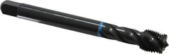 Emuge - 1/2-20 UNF 4 Flute 3B Modified Bottoming Spiral Flute Tap - Cobalt, Oxide Finish, 3.937" OAL, Right Hand Flute, Right Hand Thread, Series Enorm-VA - USA Tool & Supply