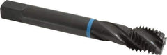 Emuge - 3/4-10 UNC 3 Flute 3B Modified Bottoming Spiral Flute Tap - Cobalt, Oxide Finish, 4.921" OAL, Right Hand Flute, Right Hand Thread, Series Enorm-VA - USA Tool & Supply