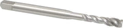 Emuge - 1/4-28 UNF 3 Flute 2B Bottoming Spiral Flute Tap - Cobalt, Bright Finish, 3.15" OAL, Right Hand Flute, Right Hand Thread, Series Enorm Z - USA Tool & Supply