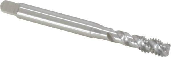 Emuge - 5/16-18 UNC 3 Flute 2B Bottoming Spiral Flute Tap - Cobalt, Bright Finish, 3.543" OAL, Right Hand Flute, Right Hand Thread, Series Enorm Z - USA Tool & Supply