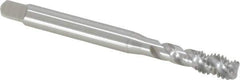 Emuge - 5/16-18 UNC 3 Flute 2B Bottoming Spiral Flute Tap - Cobalt, Bright Finish, 3.543" OAL, Right Hand Flute, Right Hand Thread, Series Enorm Z - USA Tool & Supply