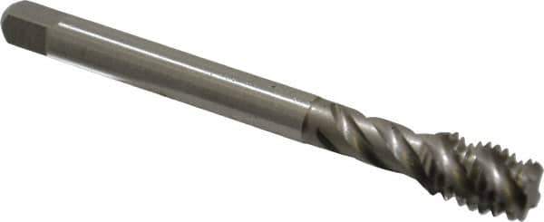 Emuge - 1/2-13 UNC 4 Flute 2B Bottoming Spiral Flute Tap - Cobalt, Bright Finish, 4.331" OAL, Right Hand Flute, Right Hand Thread, Series Enorm Z - USA Tool & Supply
