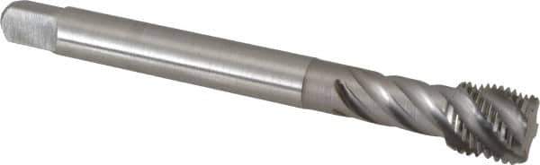 Emuge - 1/2-20 UNF 5 Flute 2B Bottoming Spiral Flute Tap - Cobalt, Bright Finish, 3.937" OAL, Right Hand Flute, Right Hand Thread, Series Enorm Z - USA Tool & Supply
